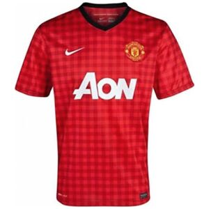 Manchester United Retro Home Jersey Mens 2012/13
