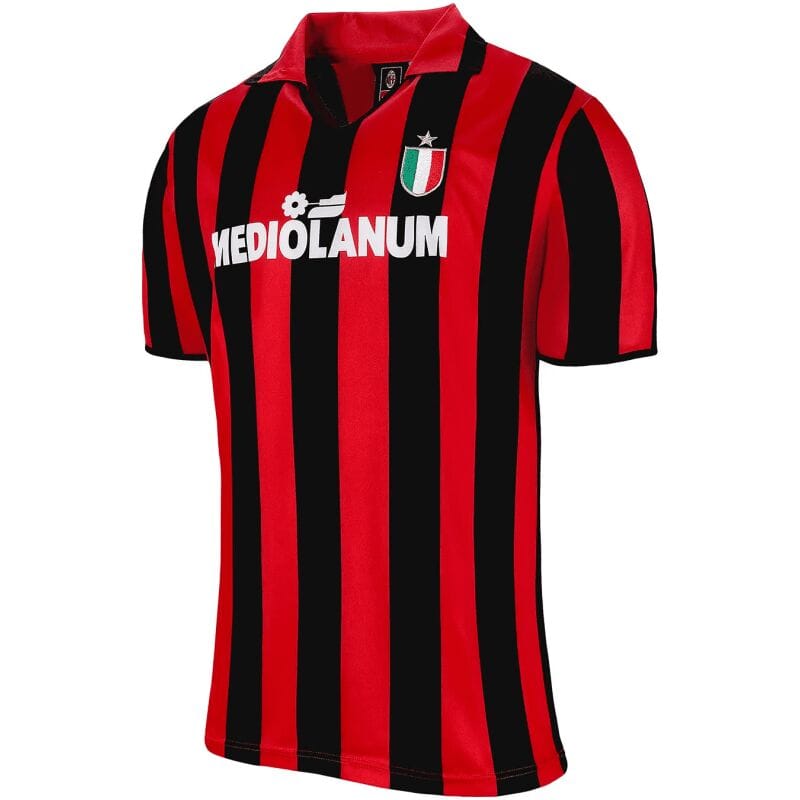 Mens AC Milan Retro Home Jersey 1988/89