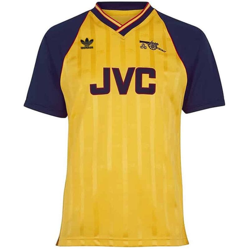 Mens Arsenal Retro Away Jersey 1988-1990