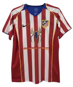 Mens Atletico Madrid Retro Home Jersey 2004/05
