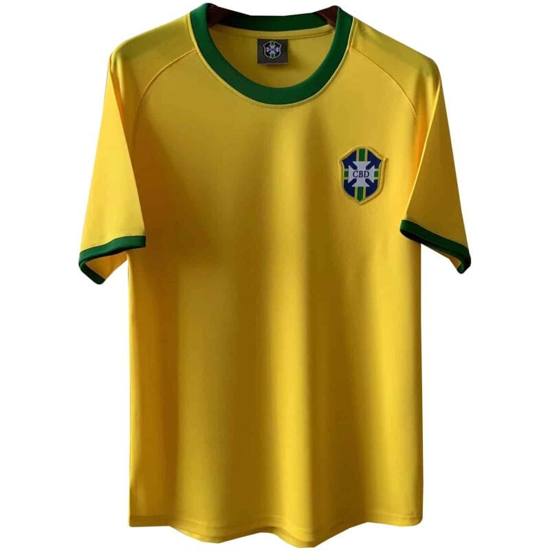 Mens Brazil Retro Home Jersey 1970