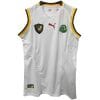Mens Cameroun Retro Singlet White 2002