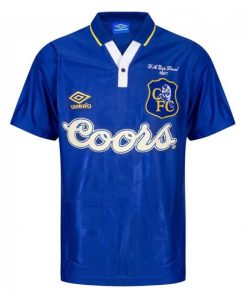 Mens Chelsea Home Retro Jersey FA Cup Final 1997