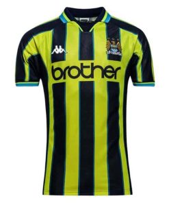 Mens Manchester City Retro Home Jersey 1998/99