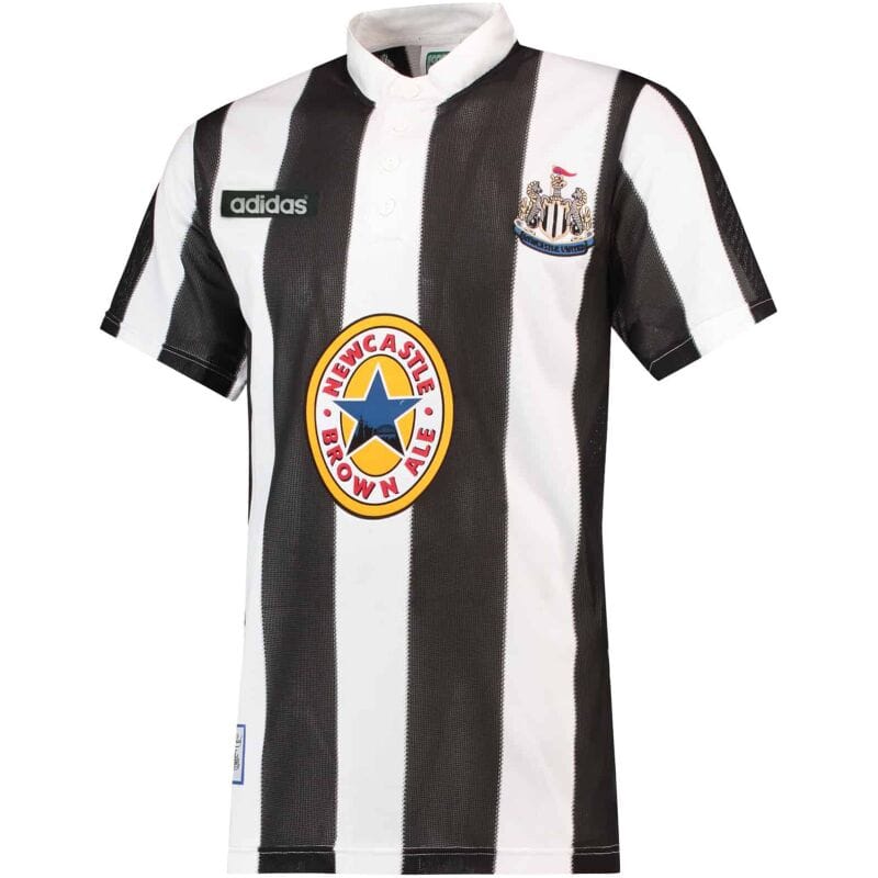 Mens Newcastle United Retro Home Jersey 1995-1997