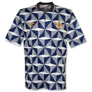 Mens Northern Ireland Retro  Away Jersey 1990-1993
