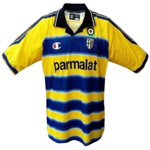 Mens Parma Calcio Retro Home Jersey 1999/2000