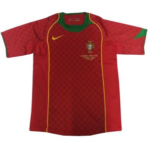 Portugal Retro Home Jersey Mens 2004
