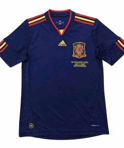 Spain Retro Away Jersey Mens 2010