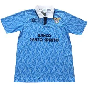 S.S. Lazio Retro Home Jersey Mens 1992