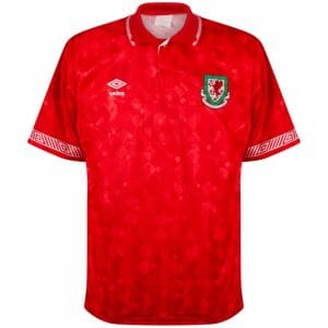 Mens Wales Retro Home Jersey 1991