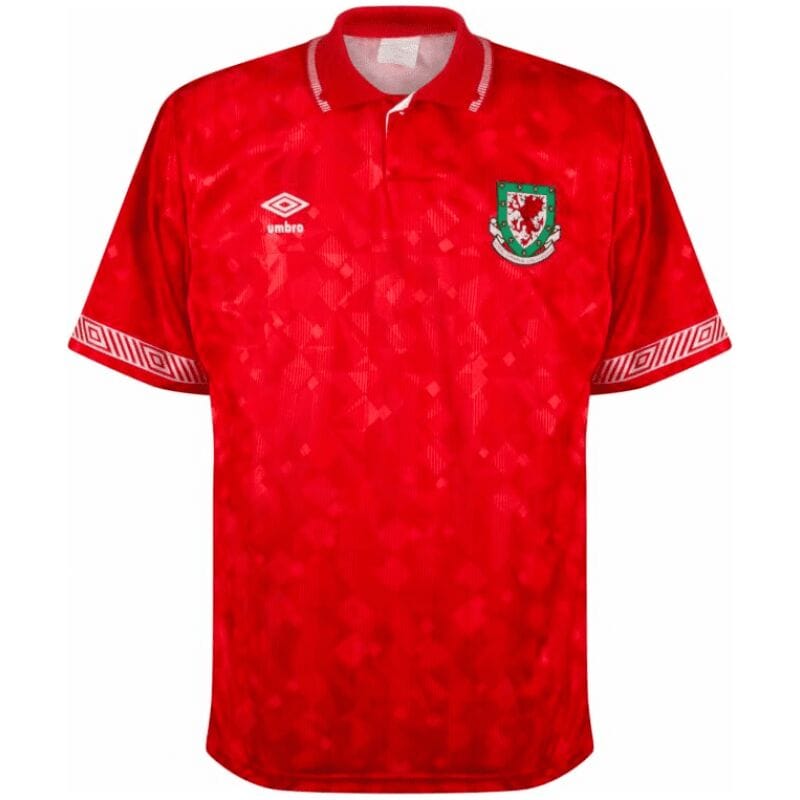 Mens Wales Retro Home Jersey 1991