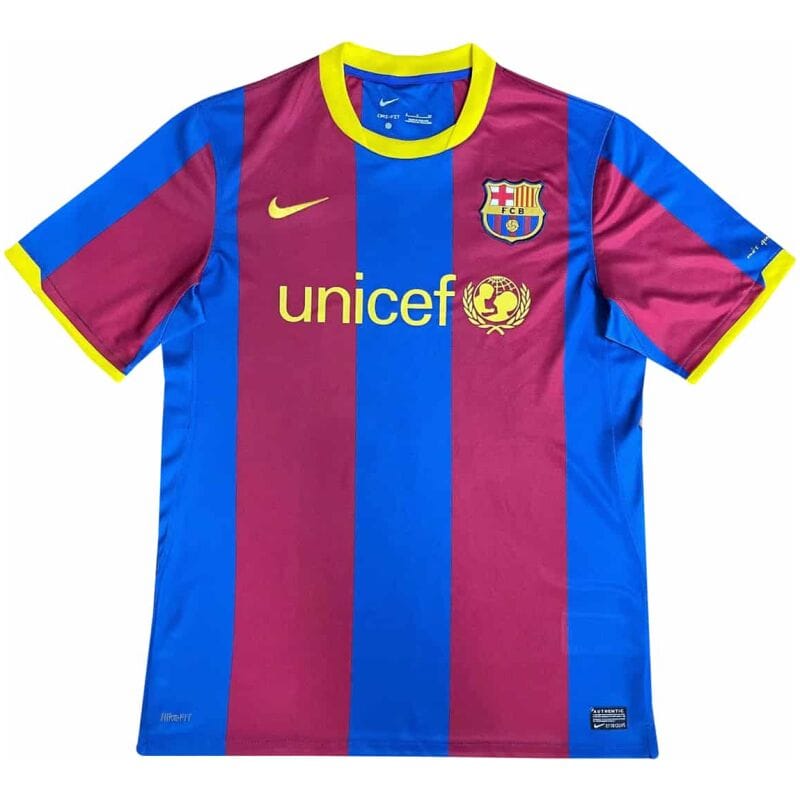Mens Barcelona Retro Home Jersey 2010/11