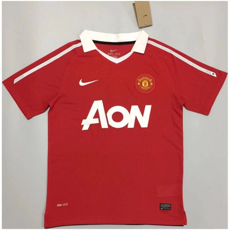 Mens Manchester United Retro Home Jersey 2010/11