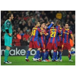 Mens Barcelona Retro Home Jersey 2010/11