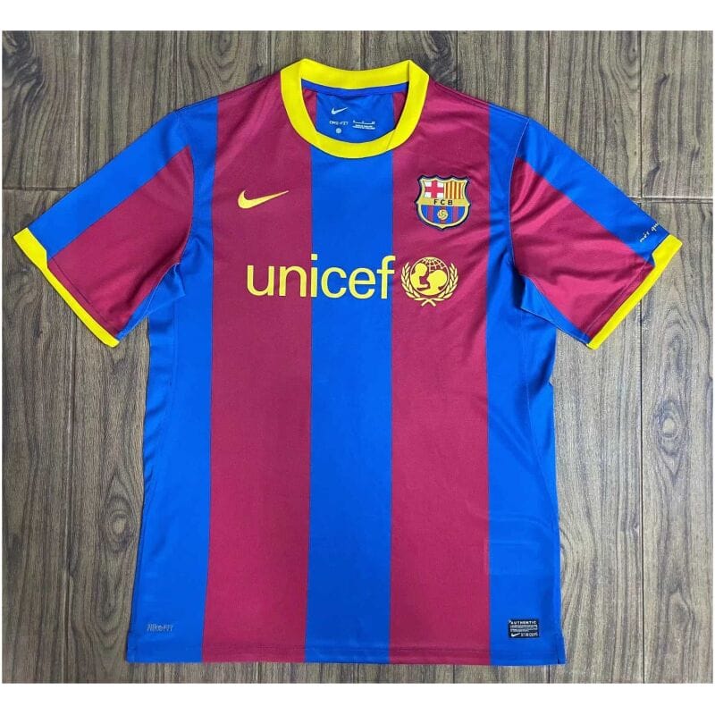 Mens Barcelona Retro Home Jersey 2010/11