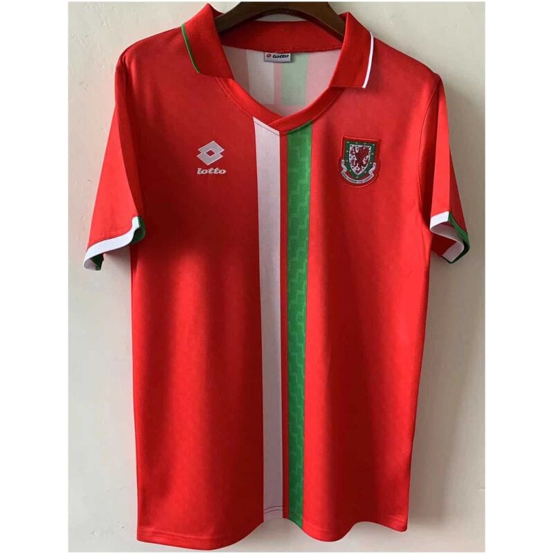 Mens Wales Retro Home Jersey 1996-98