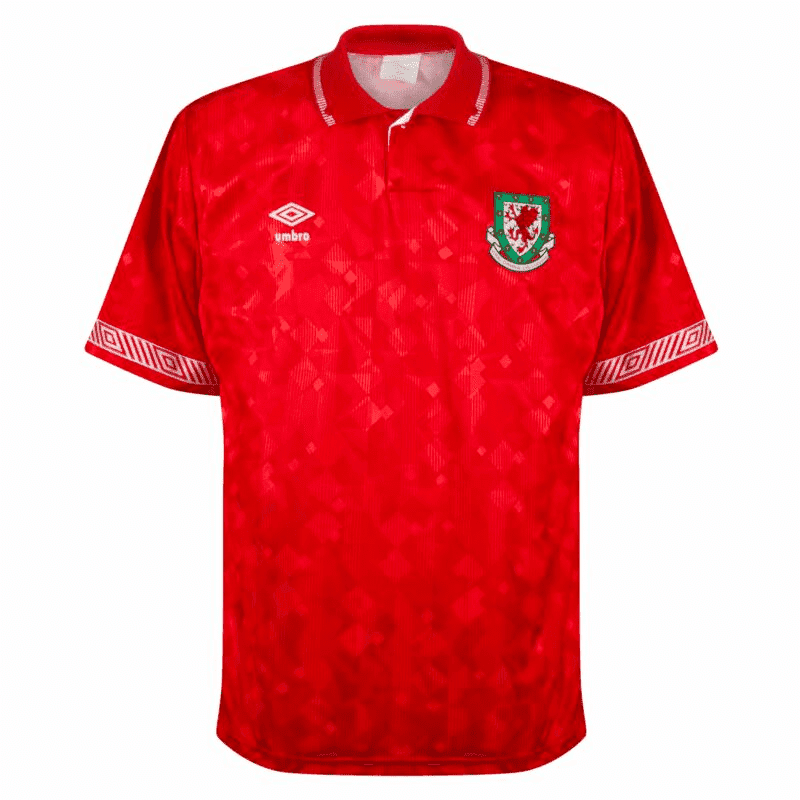 Mens Wales Retro Home Jersey 1991