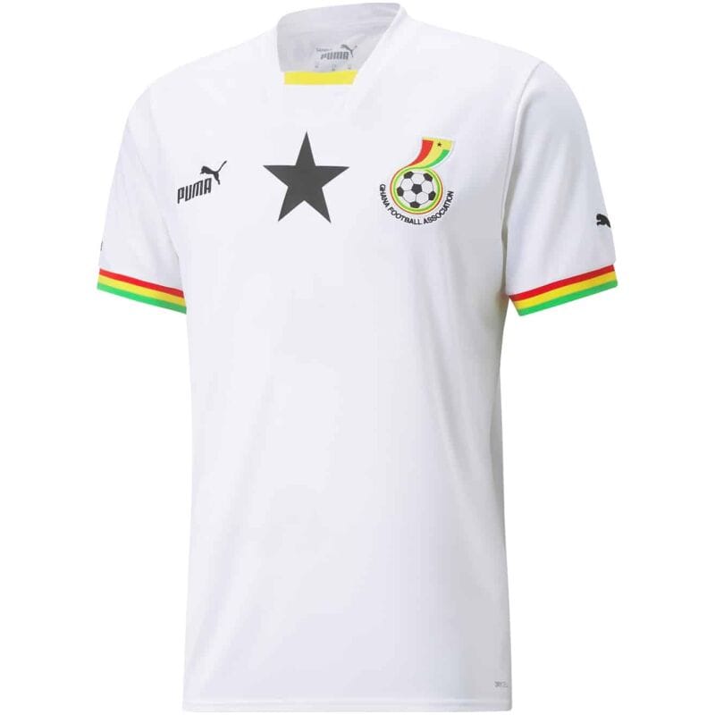Mens Ghana Home Jersey 2022 World Cup 2022