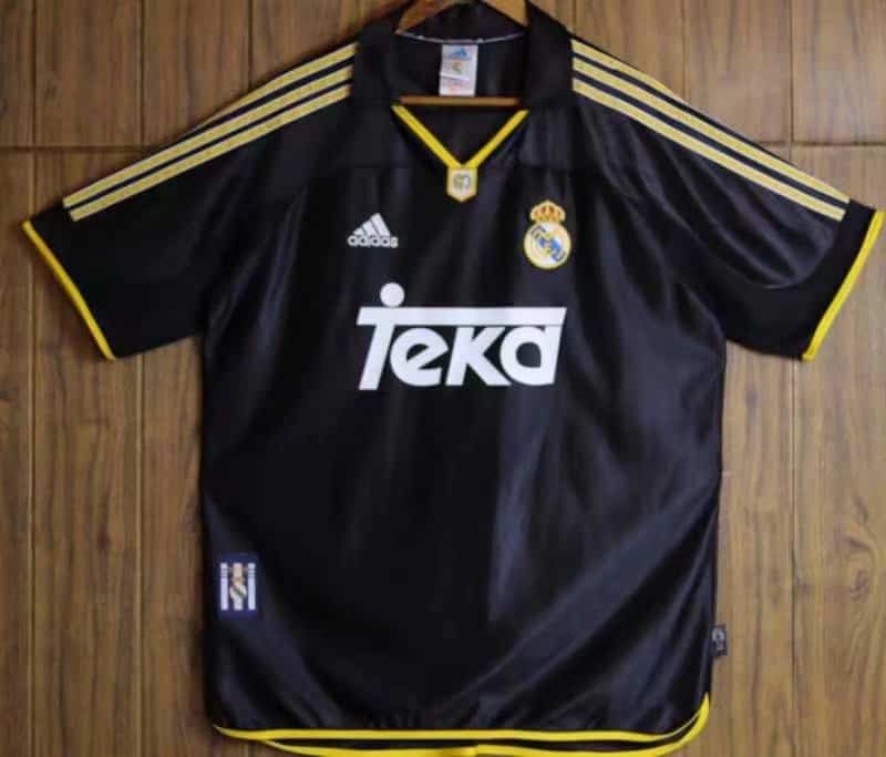 Herren Real Madrid Retro Auswärts Trikot 1998-2000