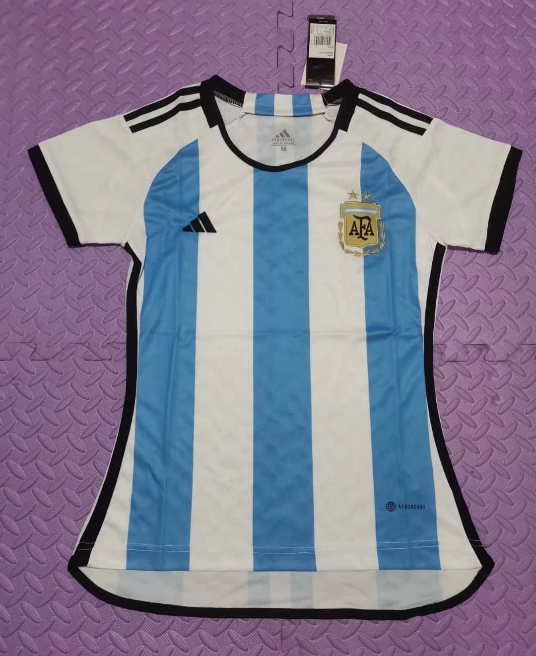 Womens Argentina World Cup Home Jersey 2022