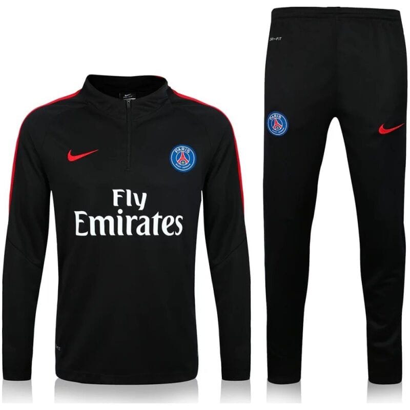 Mens PSG  Training Suit Black 2016/17
