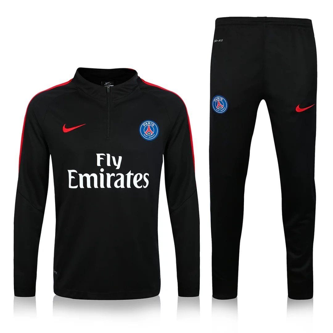 Mens PSG  Training Suit Black 2016/17