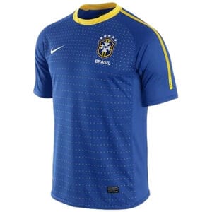 Mens Brazil Retro Away Jersey 2010