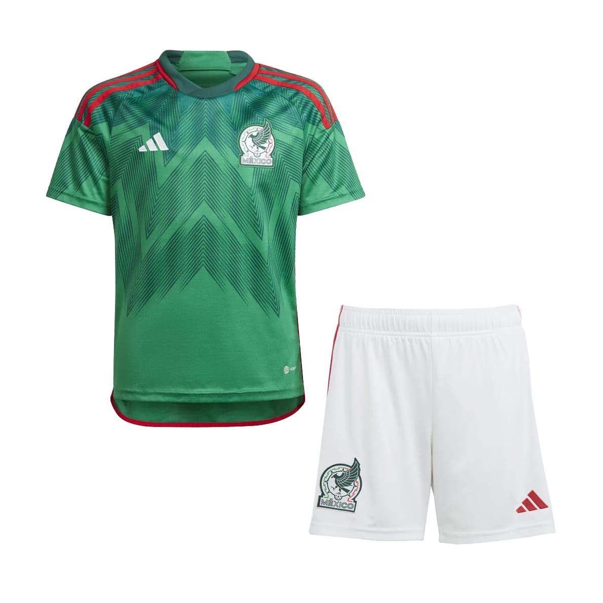 Kids Mexico Home Jersey FIFA World Cup Qatar 2022