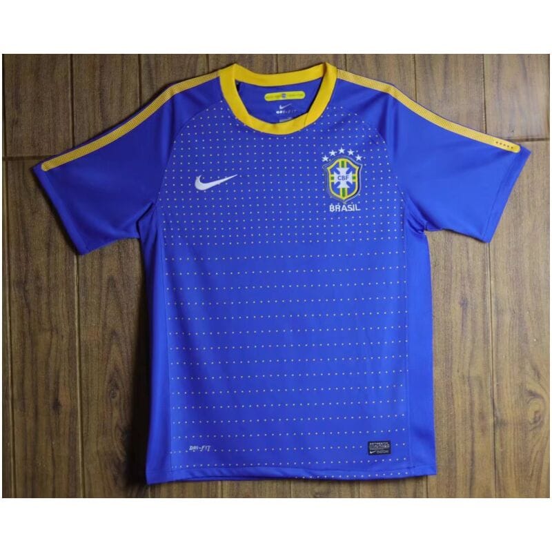 Mens Brazil Retro Away Jersey 2010