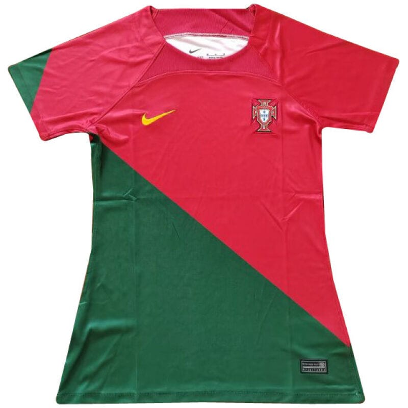 Womens Portugal Home Jersey FIFA World Cup Qatar 2022