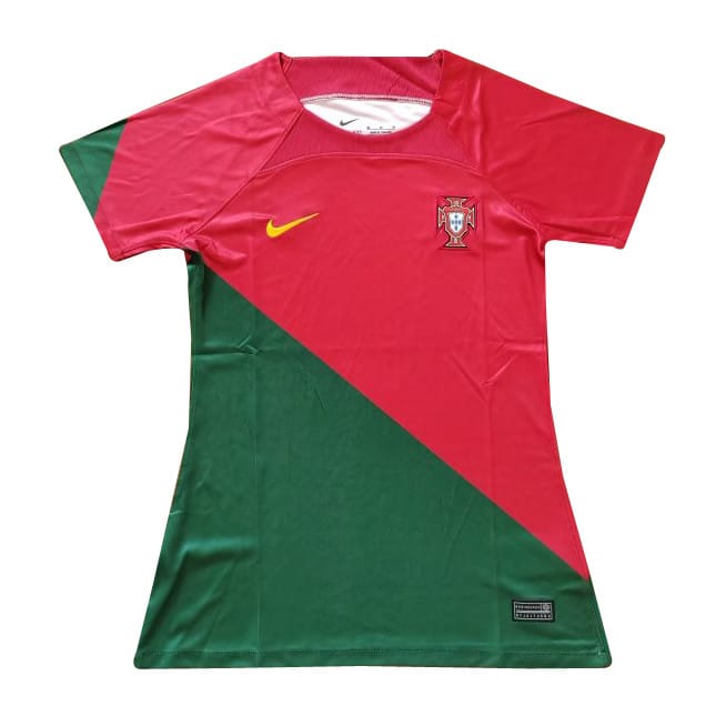 Womens Portugal Home Jersey FIFA World Cup Qatar 2022