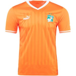 Mens Ivory Coast Home Jersey FIFA World Cup Qatar 2022
