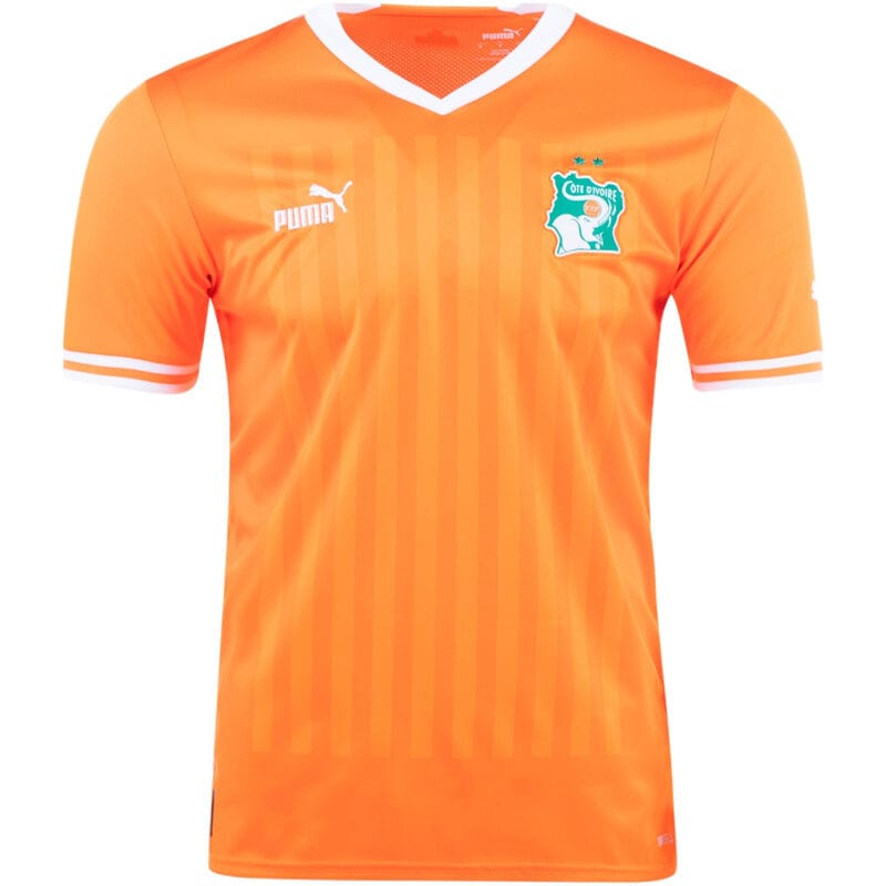 Mens Ivory Coast Home Jersey FIFA World Cup Qatar 2022