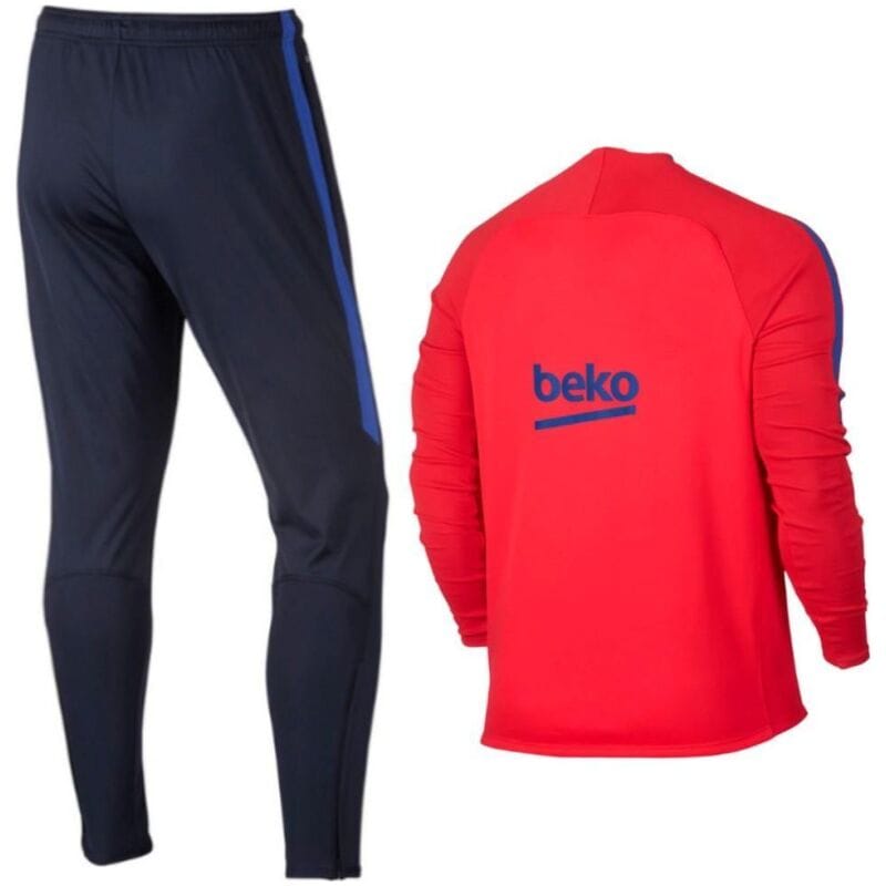 Barcelona Training Technical Soccer Tracksuit Red by Nike 2016/17