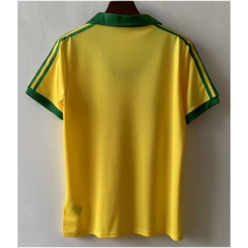 Mens Brazil Retro Home Jersey 1978