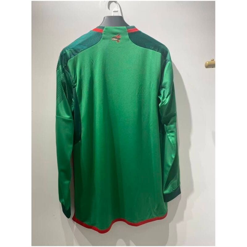 Mens Mexico Home Jersey Long Sleeve FIFA World Cup Qatar 2022