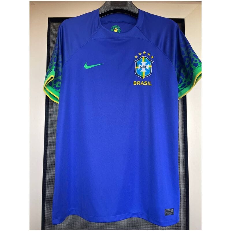 Mens Brazil Away Jersey FIFA World Cup Qatar 2022