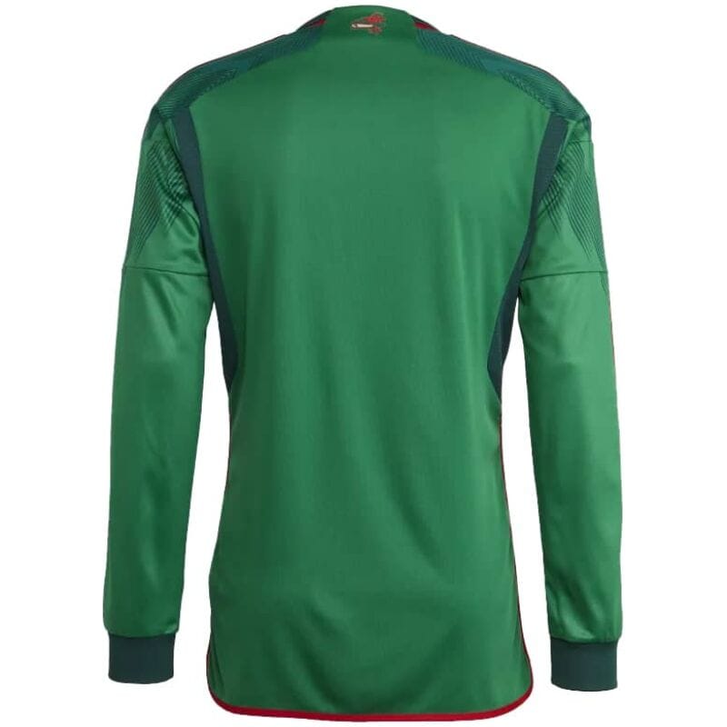 Mens Mexico Home Jersey Long Sleeve FIFA World Cup Qatar 2022