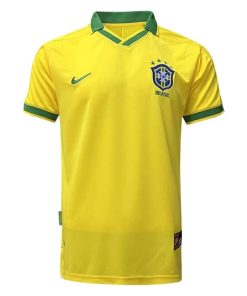 Mens Brazil Retro Home Jersey 1997