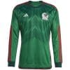 Mens Mexico Home Jersey Long Sleeve FIFA World Cup Qatar 2022