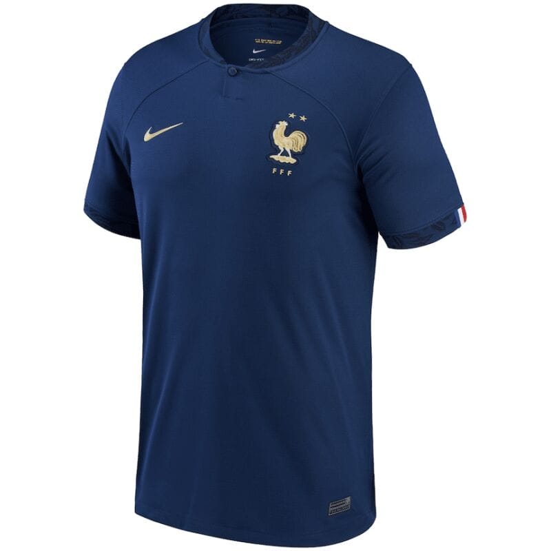 Mens France Home Jersey FIFA World Cup Qatar 2022