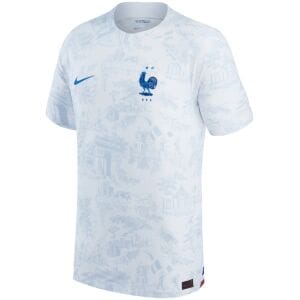 Mens France Away Vapor Match Authentic Jersey FIFA World Cup Qatar 2022 – Match