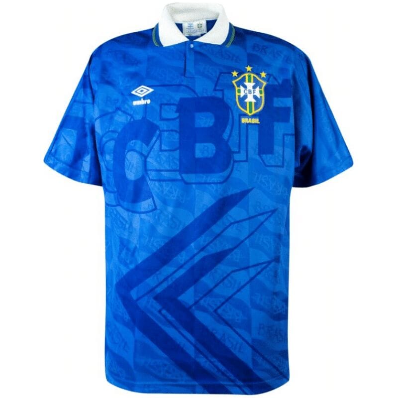Mens Brazil Retro Away Jersey 1992
