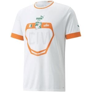 Mens Ivory Coast Away Jersey FIFA World Cup Qatar 2022