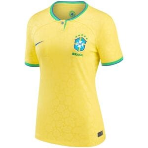 Womens Brazil Home Jersey FIFA World Cup Qatar 2022