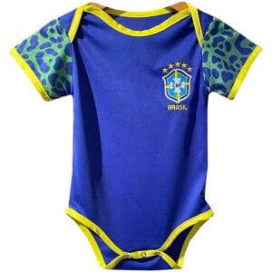 Infants Brazil Away Jersey FIFA World Cup Qatar 2022