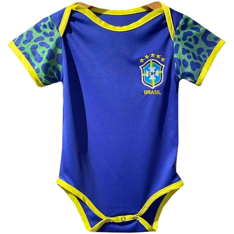 Infants Brazil Away Jersey FIFA World Cup Qatar 2022