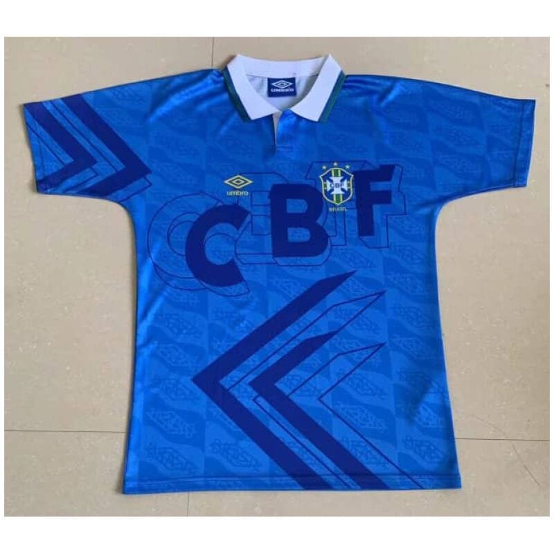 Mens Brazil Retro Away Jersey 1992