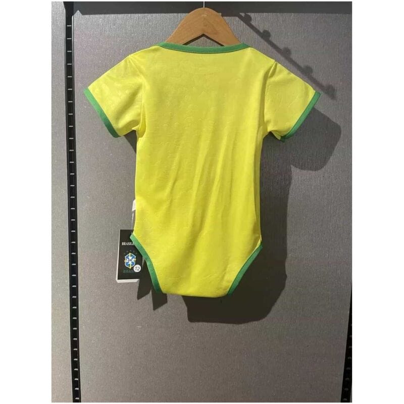 Infants Brasilien Heim Trikot FIFA Weltmeisterschaft Katar 2022